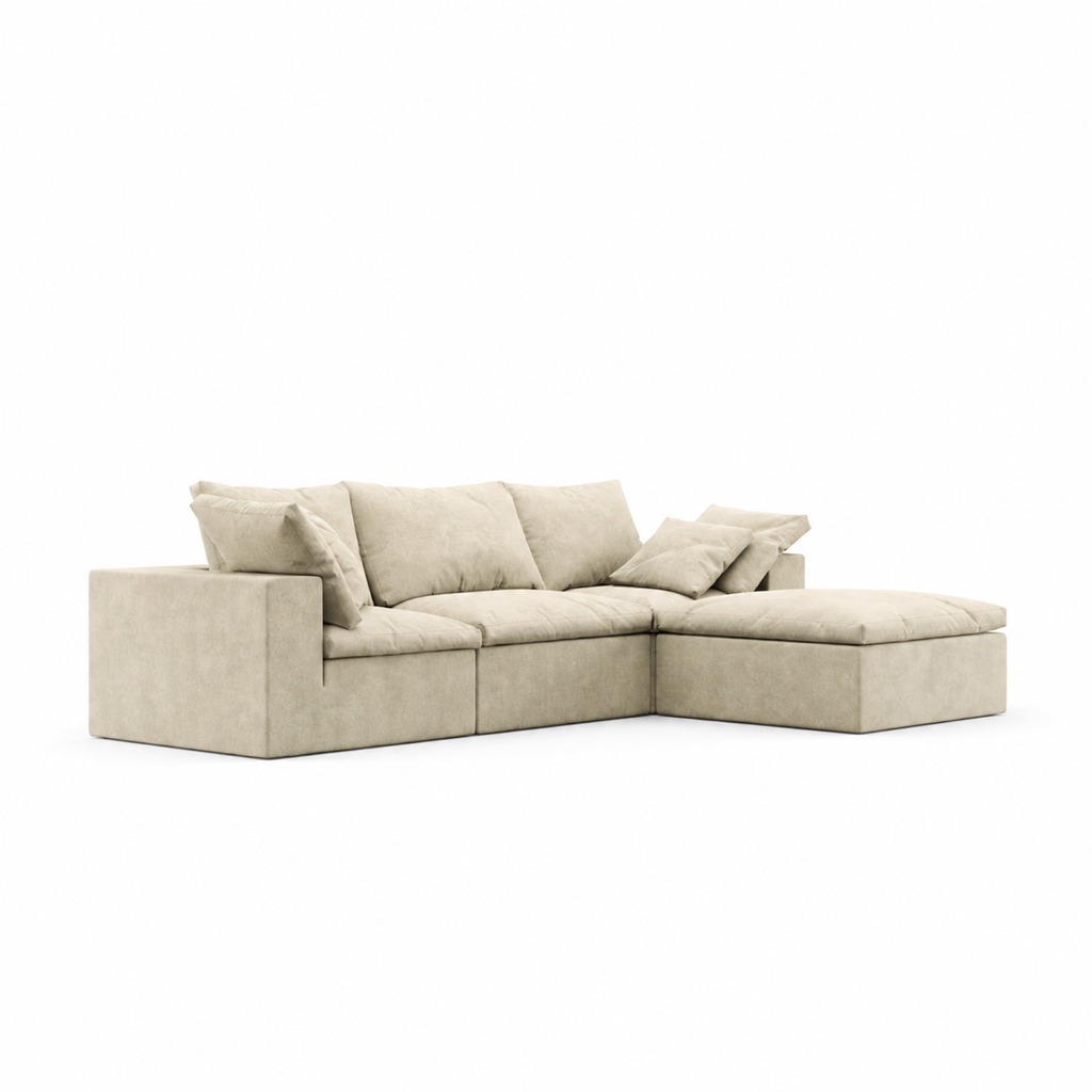 Modular Lounge Sectional - Silicon Sand