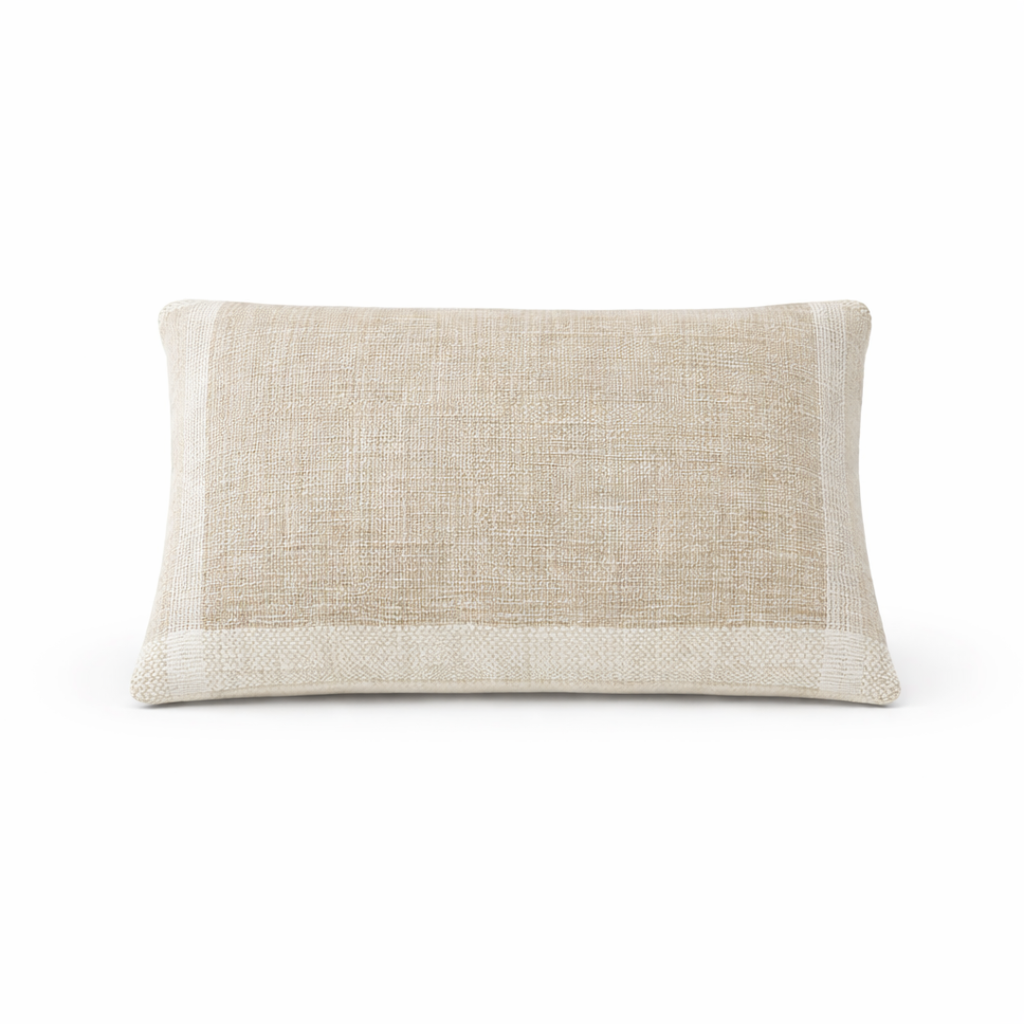 Textured Throw Pillow - Taupe