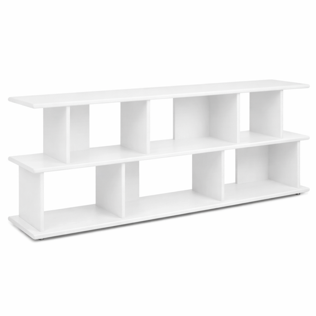 Multi Level Bookcase 72" - White