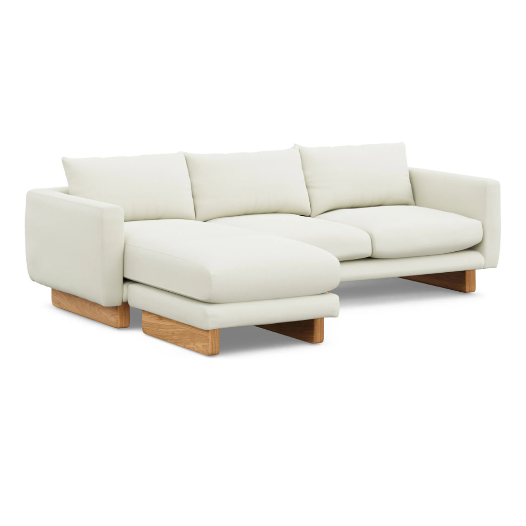 92" Reversible Sectional - Buckler Ivory