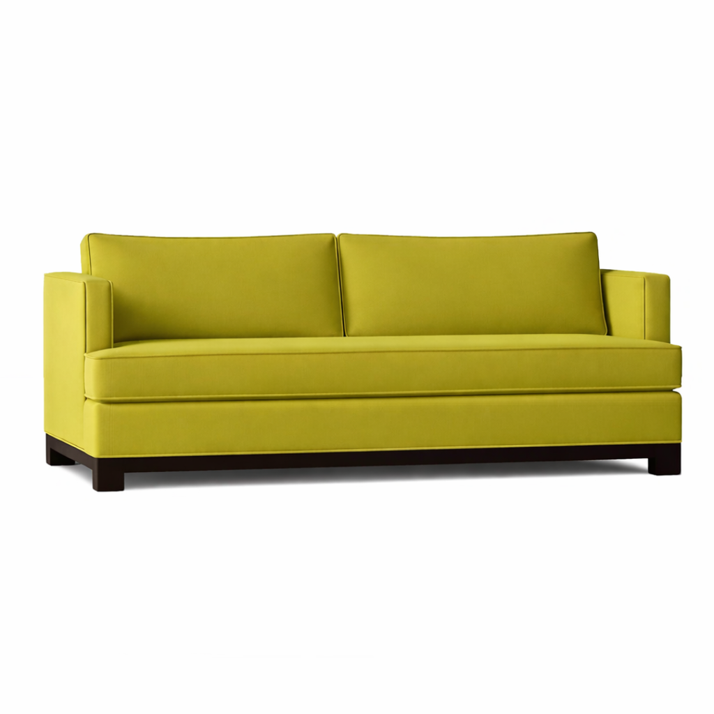 Poshbin Cassidy Sofa - Chartreuse Citron 72"