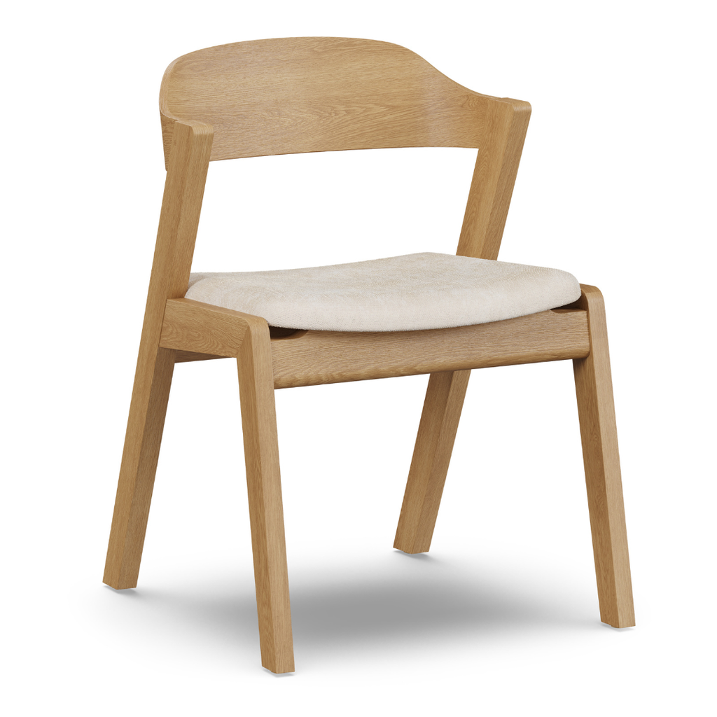 Dining Chair - Oak & Bristol Ivory