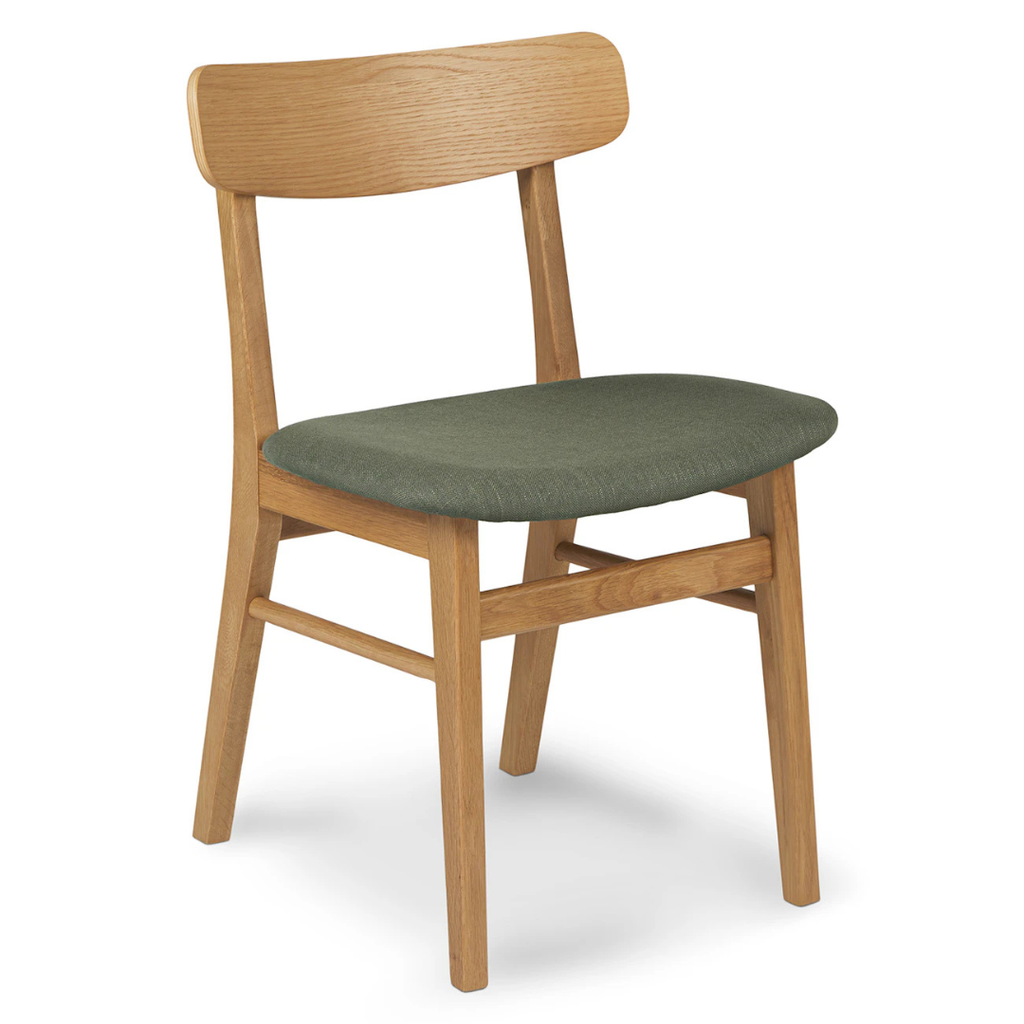 Dining Chair - Oak and Welsh Green