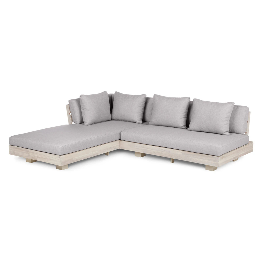 Outdoor Low Left Sectional 82.5" - Beach Sand