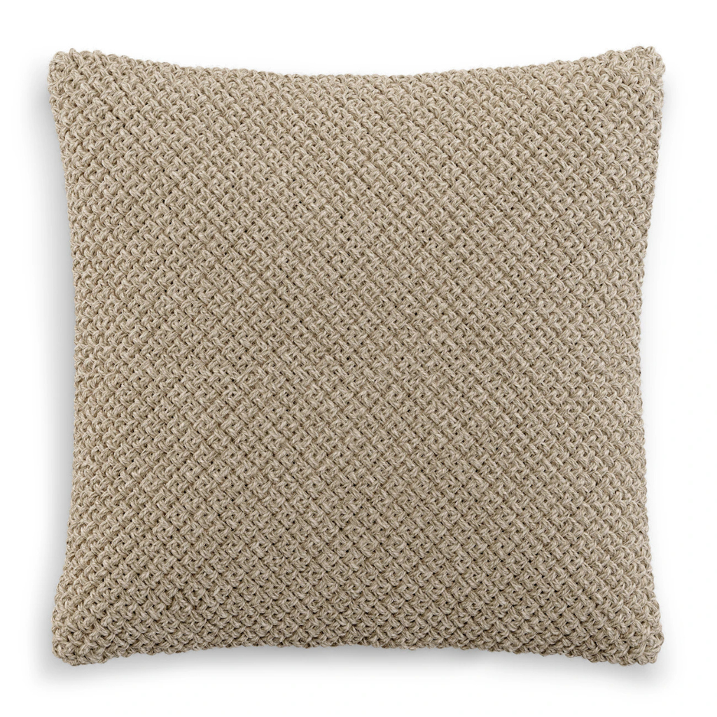 Indoor/Outdoor Pillow - Natural Weave