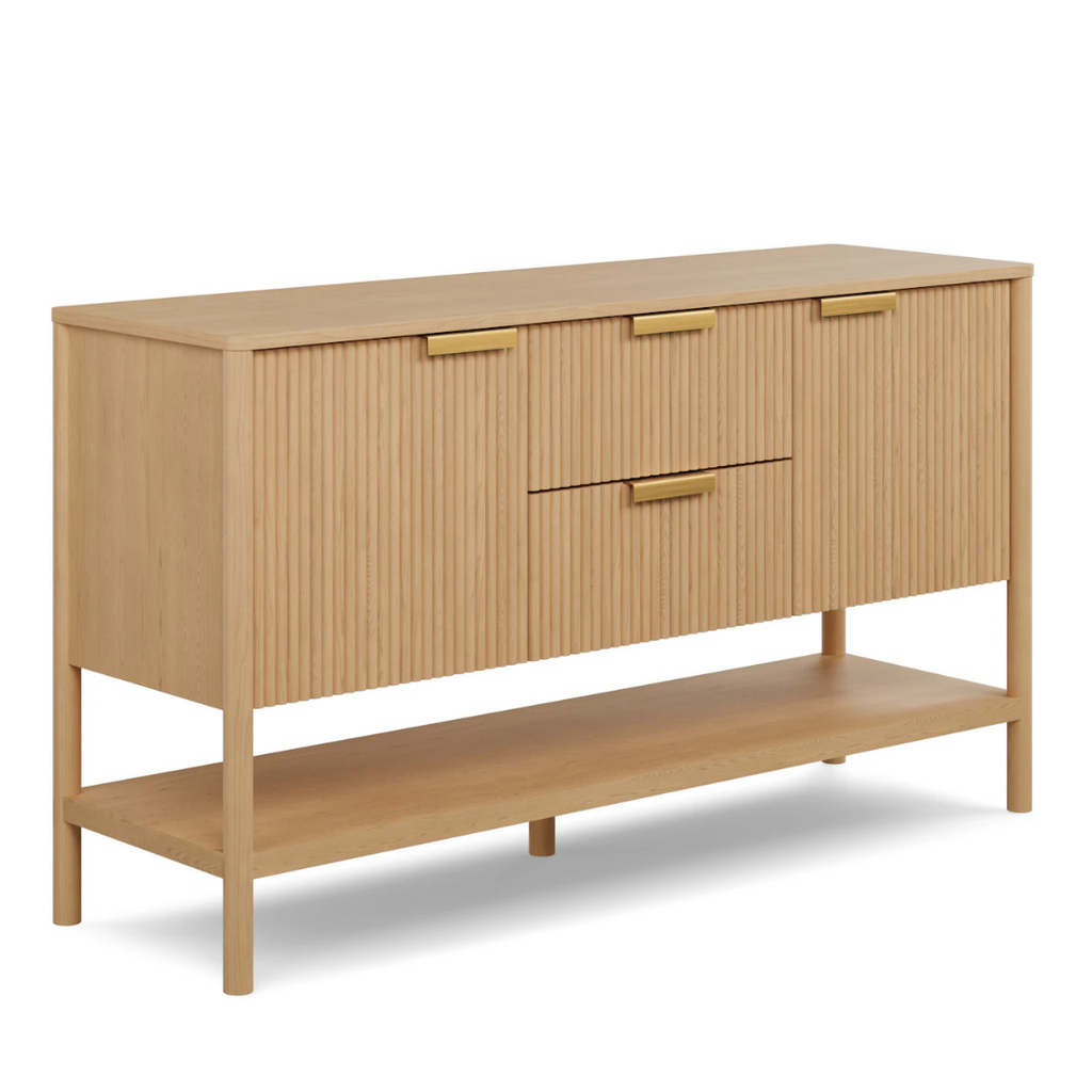 Mid-Century Modern Sideboard - White Oak 58"