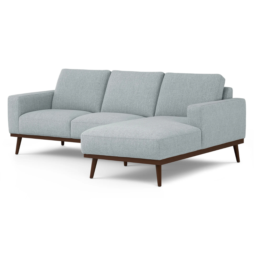 93" Right Chaise Sectional - Harbour Grey