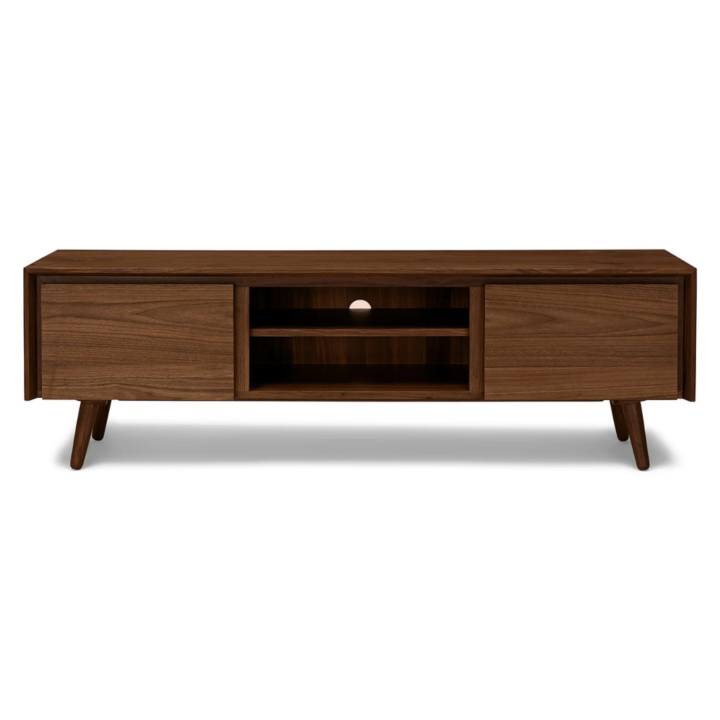 63" Low Media Unit - Walnut