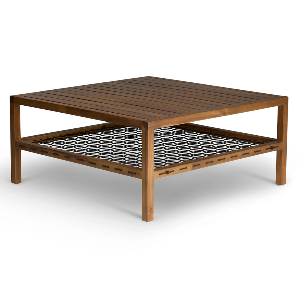 Outdoor Coffee Table - Latte Brown 35.5"