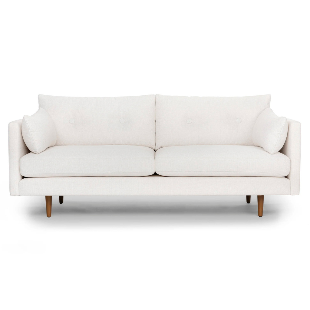 Mid-Century Modern 74" Loveseat - Limestone