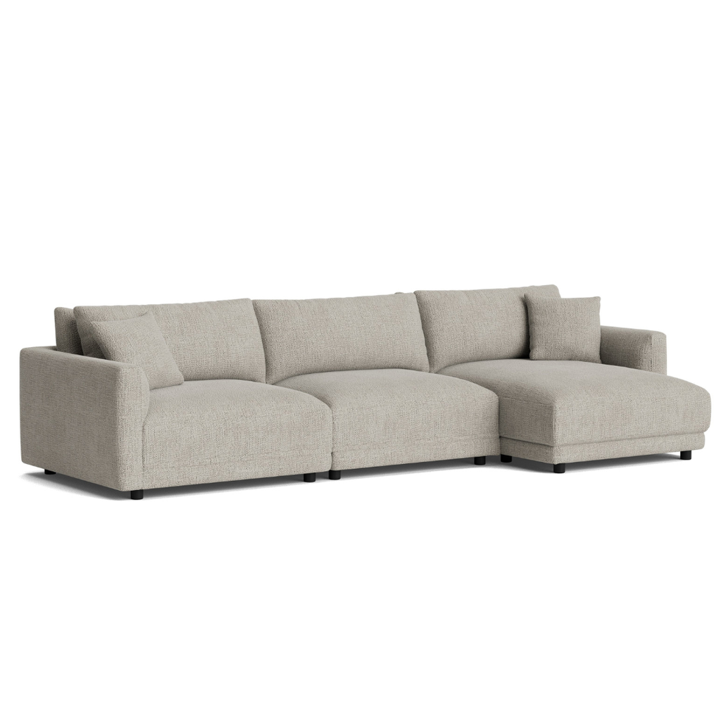 Sundays Soft Spot Right Arm Chaise Sectional – Oatmeal
