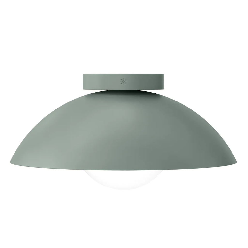 Domed Flushmount Ceiling Light - Green