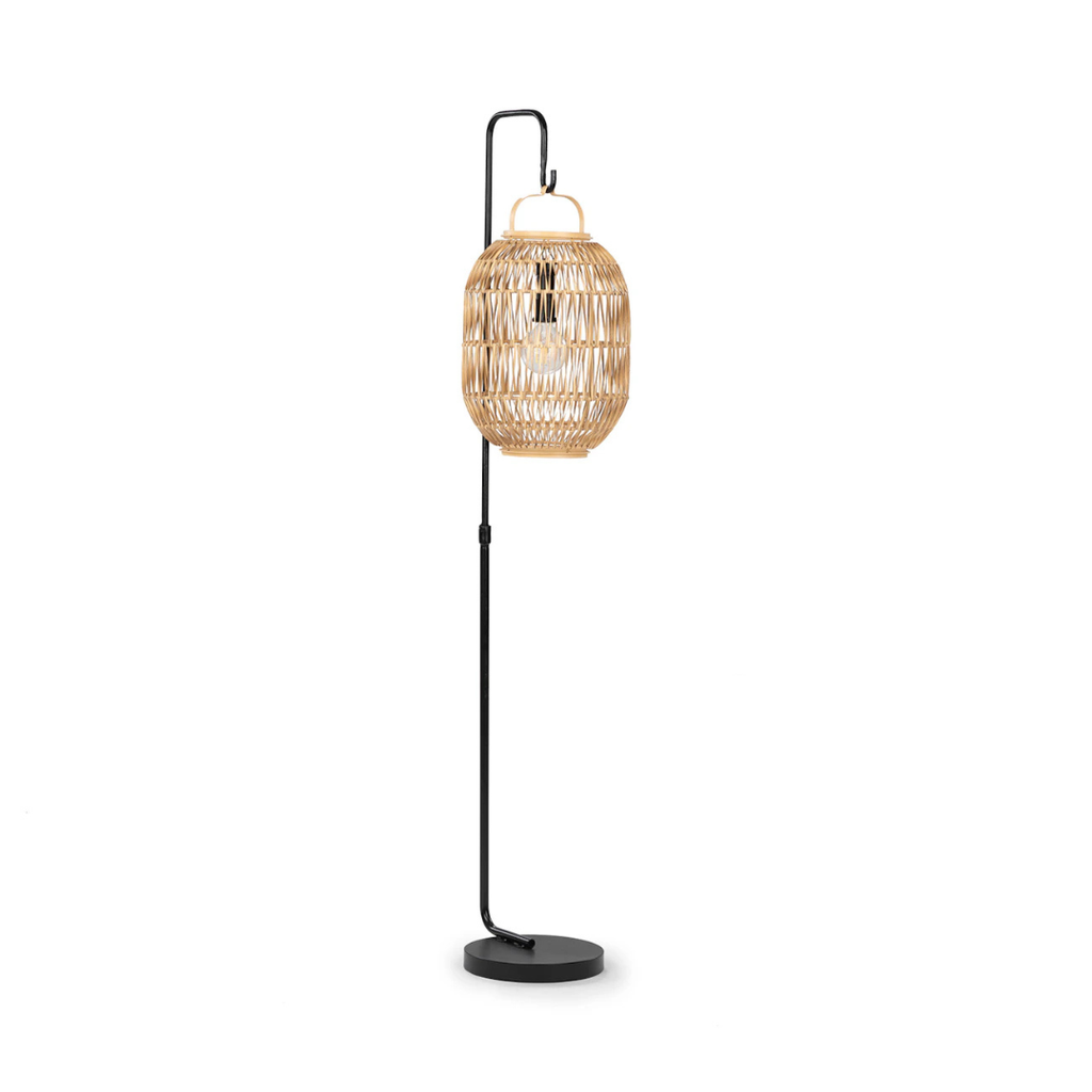Wicker Lantern - Shade & Stand