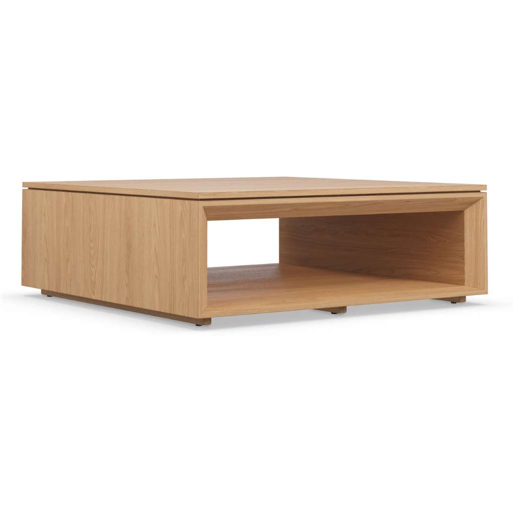 44" Square Coffee Table - White Oak