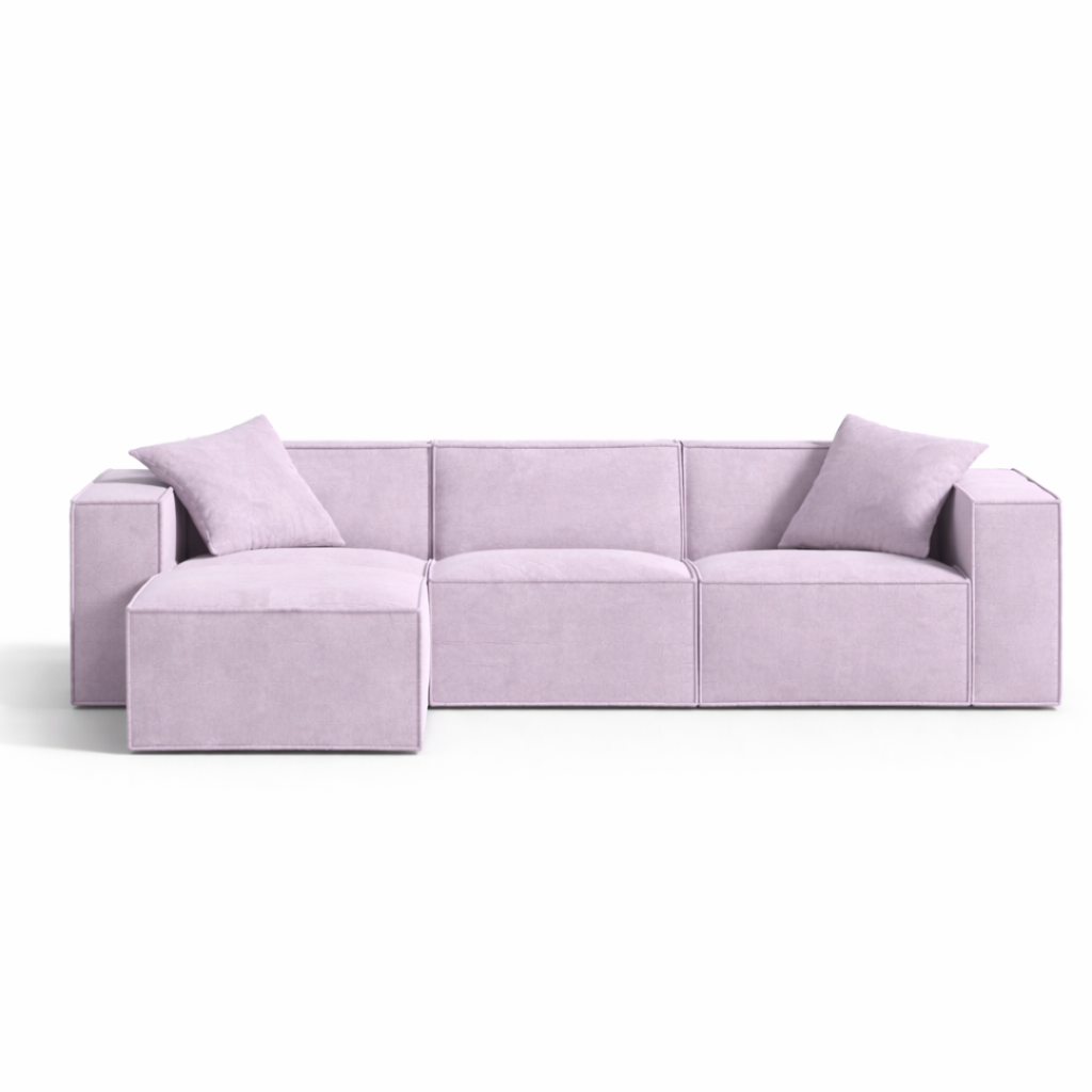 Modular Lounge Sectional - Berylium Blush