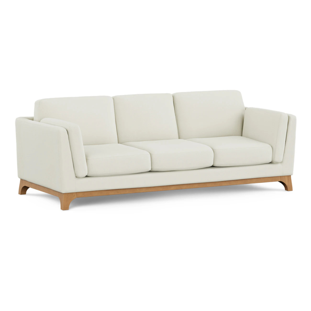 Mid-Century Modern Sofa - 83" Buckler Ivory