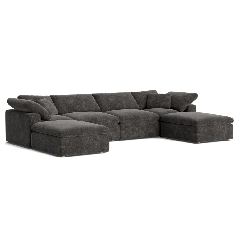 Sundays Movie Night 6-Piece Sectional – Truffle