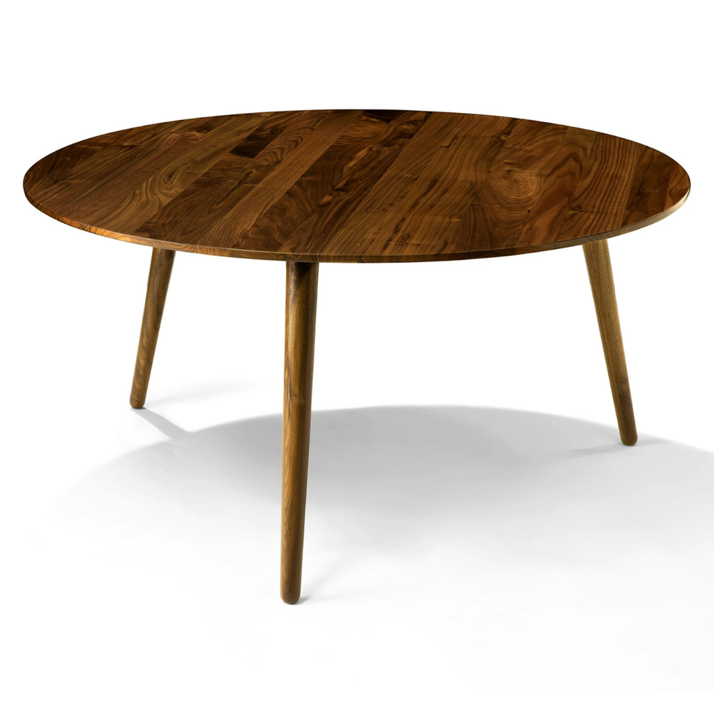 35.5" Round Coffee Table - Walnut