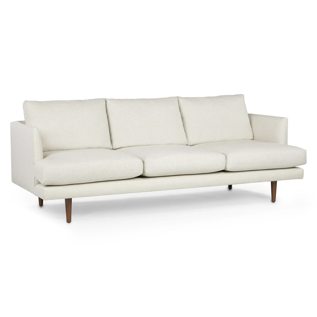 Mid-Century Modern 83.5" Sofa - Seasalt Ivory