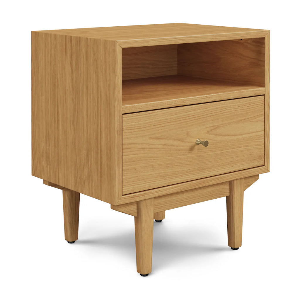 Natural Oak 1-Drawer Nightstand • OSI-W